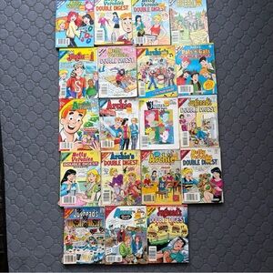 Archie Digest Comic Book Lot - Bright Multi-Color Covers